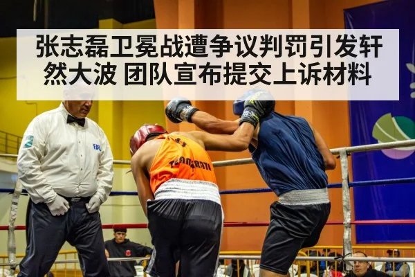 张志磊卫冕战遭争议判罚引发轩然大波 团队宣布提交上诉材料